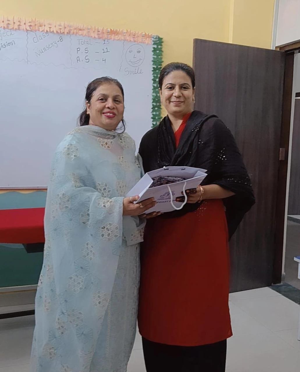 Felicitating our support staff